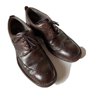 Clarks Leather Brown Oxfords Size 10 M